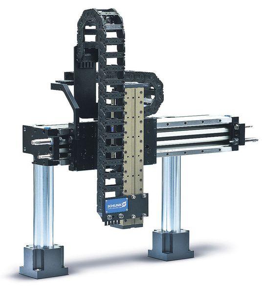 Dieses Linienportal vom Typ LPP stammt aus dem Baukasten mit vormontierten Elementen. Raumportale, die den üblichen Standards entsprechen können laut Schunk auch angeboten werden. Bild: Schunk Dieses Linienportal vom Typ LPP stammt aus dem Baukasten mit vormontierten Elementen. Raumportale, die den üblichen Standards entsprechen können laut Schunk auch angeboten werden. Bild: Schunk