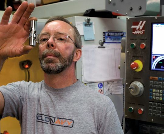 La valve, élément-clé de l'instrument. (Image: Haas Automation CNC) La valve, élément-clé de l'instrument. (Image: Haas Automation CNC)