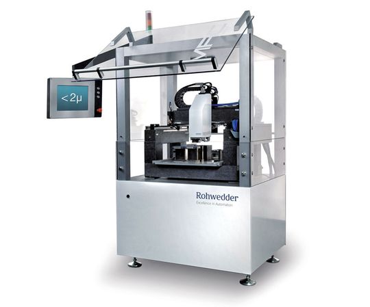Flexible Montagelösung für die Kleinserienproduktion komplexer Mikrosysteme, die gemeinsam vom Fraunhofer-IPT und Rohwedder entwickelt worden ist. (Bild: Fraunhofer-IPT) Flexible Montagelösung für die Kleinserienproduktion komplexer Mikrosysteme, die gemeinsam vom Fraunhofer-IPT und Rohwedder entwickelt worden ist. (Bild: Fraunhofer-IPT)