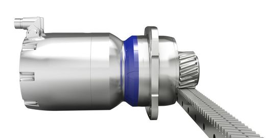Die designorientierte Außengestaltung bietet höchste Funktionalität für die Montage und den Betrieb des neuen RPM+ in Ritzel-Zahnstangen-Linearsystemen. (Bild: Wittenstein)
