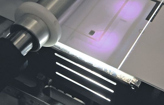 nPA-Lamination bei der Produktion in der Bundesdruckerei nPA-Lamination bei der Produktion in der Bundesdruckerei