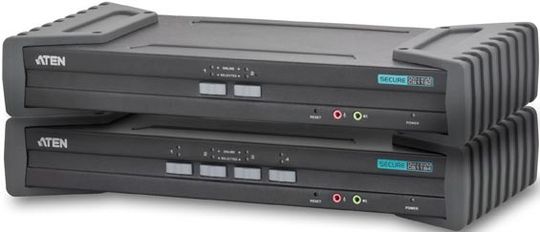 Den KVM-Switches CS1182 und CS1184 von Aten Infotech wurde die Datensicherheit mit dem Common-Criteria-Zertifikat bestätigt. Den KVM-Switches CS1182 und CS1184 von Aten Infotech wurde die Datensicherheit mit dem Common-Criteria-Zertifikat bestätigt.