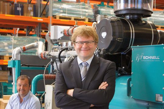 Pfiffiger Händler: Peter Martetschläger von der Schnell Motoren AG konnte 1% mehr Skonto aushandeln. Bild: Schnell Pfiffiger Händler: Peter Martetschläger von der Schnell Motoren AG konnte 1% mehr Skonto aushandeln. Bild: Schnell
