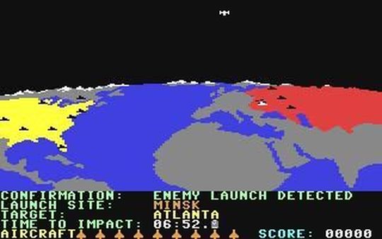 Das Computerspiel "Raid over Moscow" spiegelt die Spannungen zwischen den Supermächten in den achtziger Jahren. (Access Software)