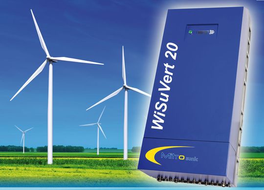 Speziell für Kleinwindenergieanlagen entwickelt: Der Mitrosunic WiSuVert 20 mit automatischer MPP-Regelung von Ritter Elektronik (Bild: Ritter) Speziell für Kleinwindenergieanlagen entwickelt: Der Mitrosunic WiSuVert 20 mit automatischer MPP-Regelung von Ritter Elektronik (Bild: Ritter)