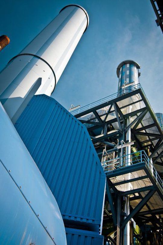 Die neue Gasturbinenanlage im Industriepark optimiert die Energieversorgung des Standortes. (Infraserv Höchst)