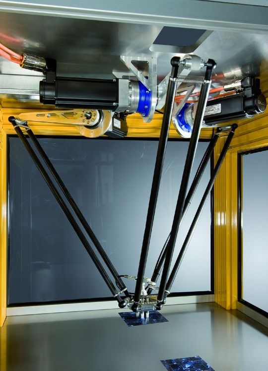 Bauteile aus Magnesium machen dieses Positioniersystem leichter und dämpfen die Schwingungen. (Bild: Brähmig Fluidautomation) Bauteile aus Magnesium machen dieses Positioniersystem leichter und dämpfen die Schwingungen. (Bild: Brähmig Fluidautomation)