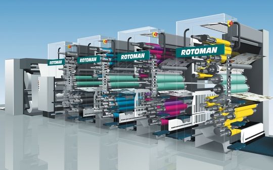 Komplexer und hochautomatisierter Maschinenbau, wie ihn Druckmaschinen mit elektronisch gekoppelten Einzel- und Direktantrieben erfordern, profitiert von den Zeit- und Kosteneinsparungen durch den neuen Steuerungs- und Antriebsverbund Bilder: Siemens Komplexer und hochautomatisierter Maschinenbau, wie ihn Druckmaschinen mit elektronisch gekoppelten Einzel- und Direktantrieben erfordern, profitiert von den Zeit- und Kosteneinsparungen durch den neuen Steuerungs- und Antriebsverbund Bilder: Siemens