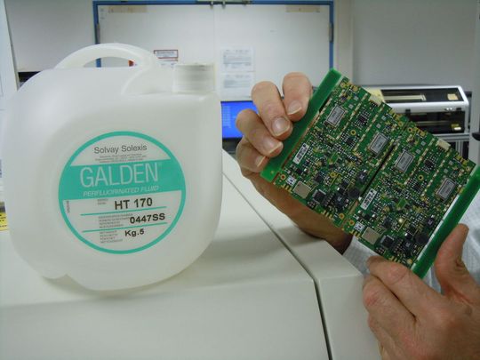 Beim Dampfphasenlöten mit Wismut können Bauteile nicht überhitzen. (Productware)