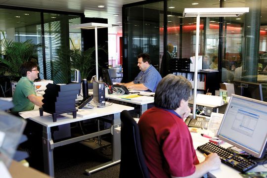 Dans les locaux de Schneider Electric à Renens. (Image: Schneider Electric) Dans les locaux de Schneider Electric à Renens. (Image: Schneider Electric)