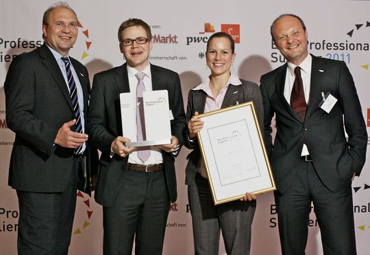 Die Robert Bosch GmbH, Werk Ansbach, gewann den Best-Professional-Supplier-Award in der Kategorie Baugruppen und Systeme. (Bild: Himmelstoss, Carl Hanser) Die Robert Bosch GmbH, Werk Ansbach, gewann den Best-Professional-Supplier-Award in der Kategorie Baugruppen und Systeme. (Bild: Himmelstoss, Carl Hanser)