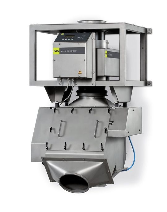 Metall-Separator Rapid 8000 mit staubdichtem Schlechtauslauf (Bild: S+S) Metall-Separator Rapid 8000 mit staubdichtem Schlechtauslauf (Bild: S+S)