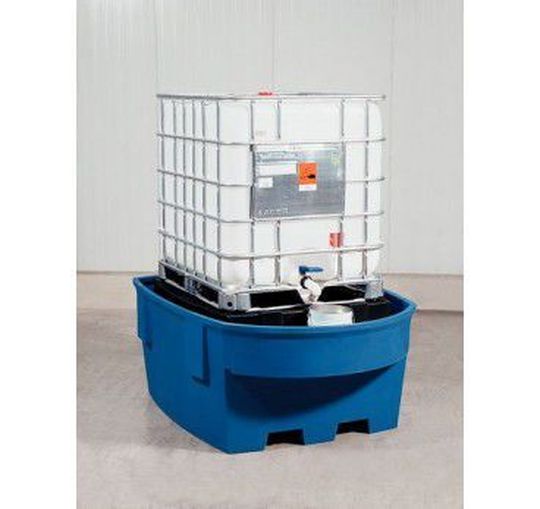 IBC-Stationen von Denios für die sichere Lagerung von Gefahrstoffen. (Bild: Denios) IBC-Stationen von Denios für die sichere Lagerung von Gefahrstoffen. (Bild: Denios)