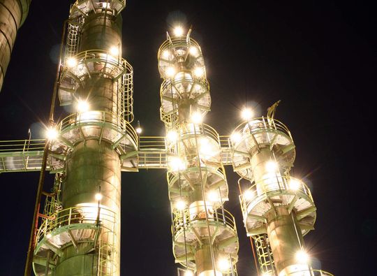 Polish caprolactam plant of Pulawy by night - the comapny now plans to expand its caprolactam business to Asia. (Picture: Pulawy) Polish caprolactam plant of Pulawy by night - the comapny now plans to expand its caprolactam business to Asia. (Picture: Pulawy)