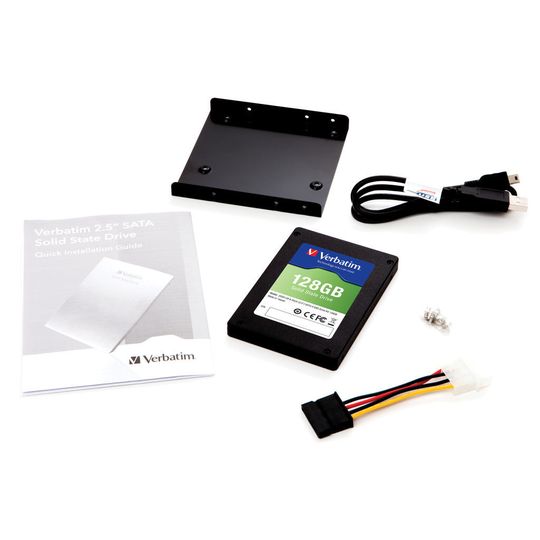 Im SATA-II SSD Upgrade Kit sind ein 3.5-Zoll-Montage-Bügel, Schrauben, ein USB-Adapter und ein Netzkabel enthalten. Im SATA-II SSD Upgrade Kit sind ein 3.5-Zoll-Montage-Bügel, Schrauben, ein USB-Adapter und ein Netzkabel enthalten.