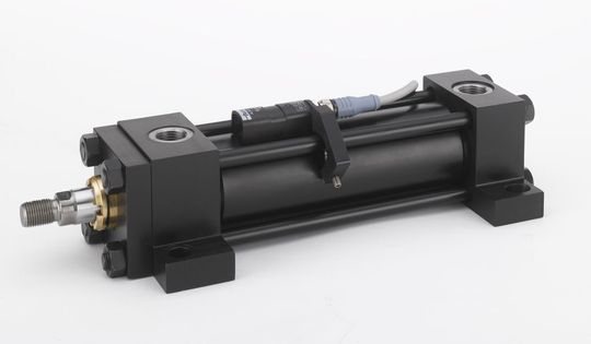 Hydraulikzylinder mit Read.me-Näherungsschalter (Bild: Parker Hannifin)
