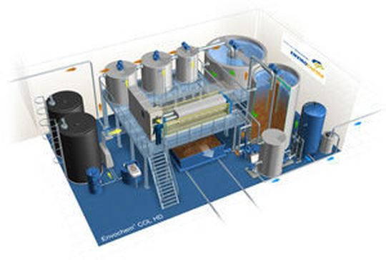 Verfahrensbeispiel: Envochem chemisch-physikalische Abwasserbehandlung (Bild: EnviroChemie) Verfahrensbeispiel: Envochem chemisch-physikalische Abwasserbehandlung (Bild: EnviroChemie)