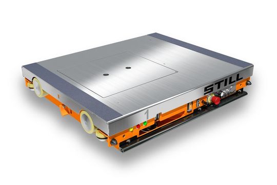 Das Still-Pallet-Shuttle ist ein rundum durchdachtes Satellitenfahrzeug, das auf Wunsch sogar die Inventur übernimmt. (Bild: Still) Das Still-Pallet-Shuttle ist ein rundum durchdachtes Satellitenfahrzeug, das auf Wunsch sogar die Inventur übernimmt. (Bild: Still)