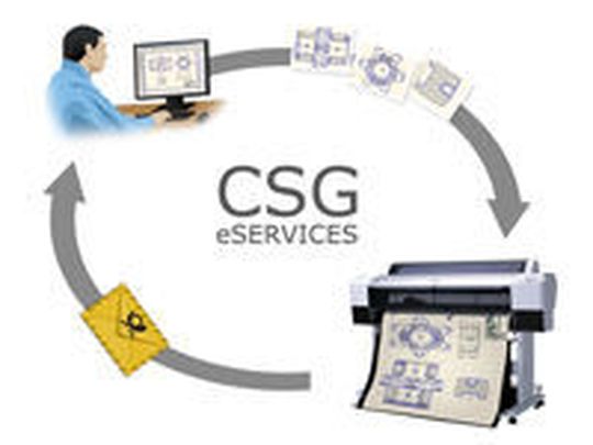 CAD Zeichnungen bequem online plotten mit dem CSG eServices (Bild: CAD Schroer)