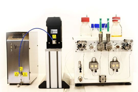 Combining flow chemistry and microwave processing – a new option for upscale processes during drug development? (Picture: Uniqsis) Combining flow chemistry and microwave processing – a new option for upscale processes during drug development? (Picture: Uniqsis)