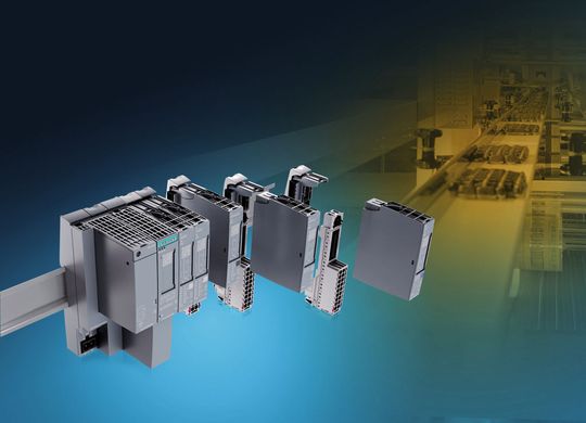 Die neue Gerätegeneration Simatic ET 200SP reduziert dank besonders kompaktem Design den Platzbedarf im Schaltschrank und ist einfach handhabbar. (Bild: Siemens) Die neue Gerätegeneration Simatic ET 200SP reduziert dank besonders kompaktem Design den Platzbedarf im Schaltschrank und ist einfach handhabbar. (Bild: Siemens)