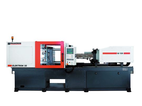 Elektron 50: Vollelektrische Spritzgiessmaschine von Milacron mit 500 kN Schliesskraft. (Bild: Ferromatik Milacron) Elektron 50: Vollelektrische Spritzgiessmaschine von Milacron mit 500 kN Schliesskraft. (Bild: Ferromatik Milacron)