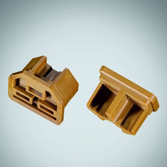 Isolationskörper für Stecker aus TECATOR 5013 (Bild:Ensinger)