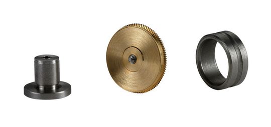 Exemples de pièces usinées. (Tornos) Exemples de pièces usinées. (Tornos)