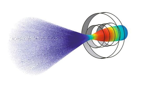Das «Particle Tracing Module» von Comsol Multiphysics wird beim CERN eingesetzt. (Bild: Comsol) Das «Particle Tracing Module» von Comsol Multiphysics wird beim CERN eingesetzt. (Bild: Comsol)