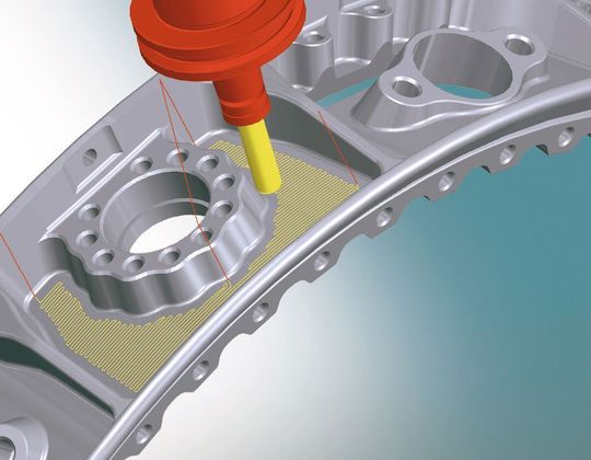 Wirtschaftlich fertigen mit Hypermill. (Bild: Open Mind) Wirtschaftlich fertigen mit Hypermill. (Bild: Open Mind)