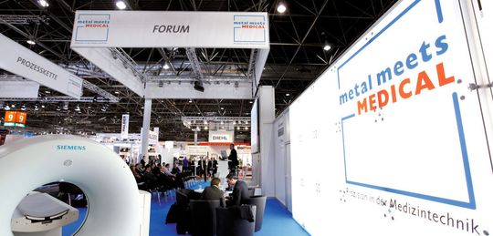 Auf der Sonderschau «Metal meets Medical» zeigen Anbieter von Maschinen, Werkzeugen, Messtechnik und Software, dass die dentale Prozesskette lebt. (Bild: Metav) Auf der Sonderschau «Metal meets Medical» zeigen Anbieter von Maschinen, Werkzeugen, Messtechnik und Software, dass die dentale Prozesskette lebt. (Bild: Metav)