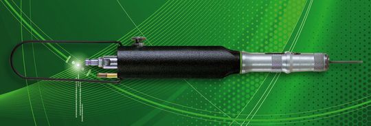Mit dem Nanomat-Schrauber stößt das Unternehmen nun in kleinste Drehmomentbereiche vor. Der druckluftbetriebene Schrauber ist bereits als Handschrauber oder als Einbauspindel für die stationäre Anwendung verfügbar. (Bild: Deprag Schulz) Mit dem Nanomat-Schrauber stößt das Unternehmen nun in kleinste Drehmomentbereiche vor. Der druckluftbetriebene Schrauber ist bereits als Handschrauber oder als Einbauspindel für die stationäre Anwendung verfügbar. (Bild: Deprag Schulz)