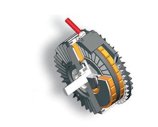 Der bürstenlose Elektromotor in Scheibenläufertechnik von Perm wird nun unter Heinzmann vermarktet. (Bild: Heinzmann)