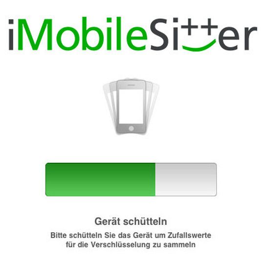 Der iMobileSitter generiert komplexe Zufallswerte durch einfaches Schütteln. Der iMobileSitter generiert komplexe Zufallswerte durch einfaches Schütteln.