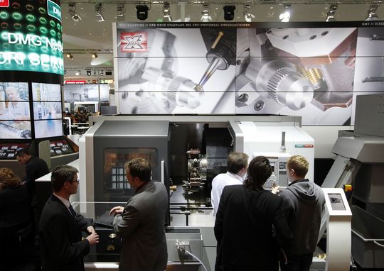 Guter Andrang, gute Geschäfte: Gildemeister zieht eine positive Bilanz der Messe Metav 2012. (Bild: Metav) Guter Andrang, gute Geschäfte: Gildemeister zieht eine positive Bilanz der Messe Metav 2012. (Bild: Metav)