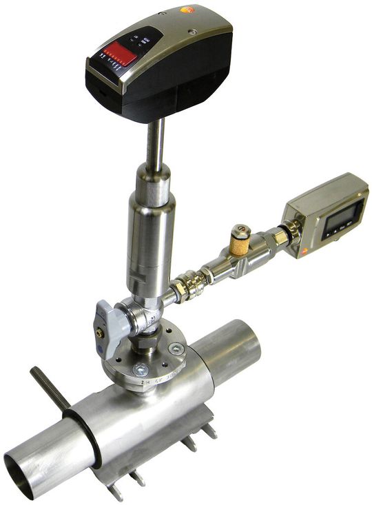 Dre Druckluftzähler testo 6448. (Bild: Testo AG) Dre Druckluftzähler testo 6448. (Bild: Testo AG)