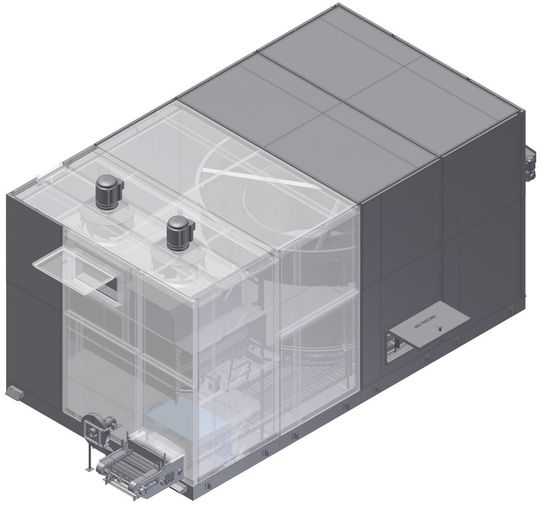 Mit der Gea Maxi-Stack-Serie stellt Gea Refrigeration Technologies einen platzsparenden Spiralfroster vor. (Bild: Gea Refrigeration Technologies) Mit der Gea Maxi-Stack-Serie stellt Gea Refrigeration Technologies einen platzsparenden Spiralfroster vor. (Bild: Gea Refrigeration Technologies)