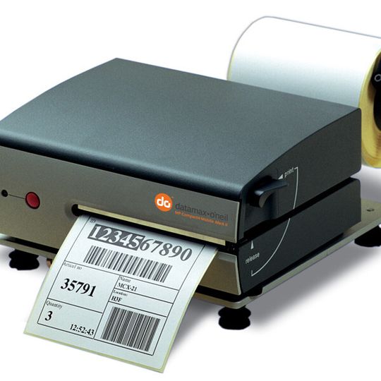 Der MP Compact4 Mark II ist ein mobiler Drucker für die Installation auf Gabelstaplern. (Bild: Datamax-O'Neil) Der MP Compact4 Mark II ist ein mobiler Drucker für die Installation auf Gabelstaplern. (Bild: Datamax-O'Neil)