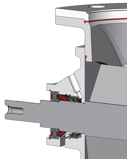 Abdichtung an CIP-fähigen Bauteilen: frontbündige Dichtung an allen Verbindungsstellen (Bild: Coperion) Abdichtung an CIP-fähigen Bauteilen: frontbündige Dichtung an allen Verbindungsstellen (Bild: Coperion)