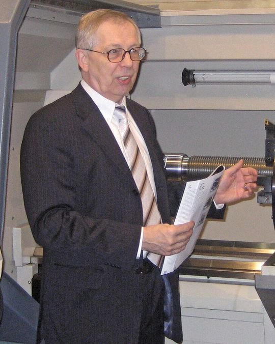 WMS Geschäftsführer Johannes Respondek zählte die FAT-Maschinen zu den Publikumsmagneten. (Bild: WMS)