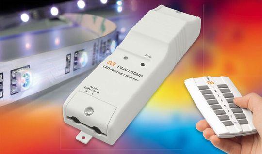 ELV-Technik-Netzwerk: LEDs fernschalten und dimmen ELV-Technik-Netzwerk: LEDs fernschalten und dimmen