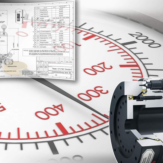 Für den Einsatz in Tunnelbohrmaschinen hat R+W eine halbhydraulische Schwerlastsicherheitskupplung entwickelt. (Bild: R+W)