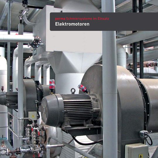 Flyer zum Themengebiet „Schmierung von Elektromotoren“ (Bild: perma-tec)
