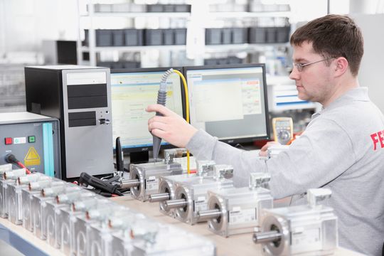 Angelaufen: Fertig Motors produziert in Marktheidenfeld seit dem 1. Januar Servomotoren für Beckhoff. (Beckhoff) Angelaufen: Fertig Motors produziert in Marktheidenfeld seit dem 1. Januar Servomotoren für Beckhoff. (Beckhoff)