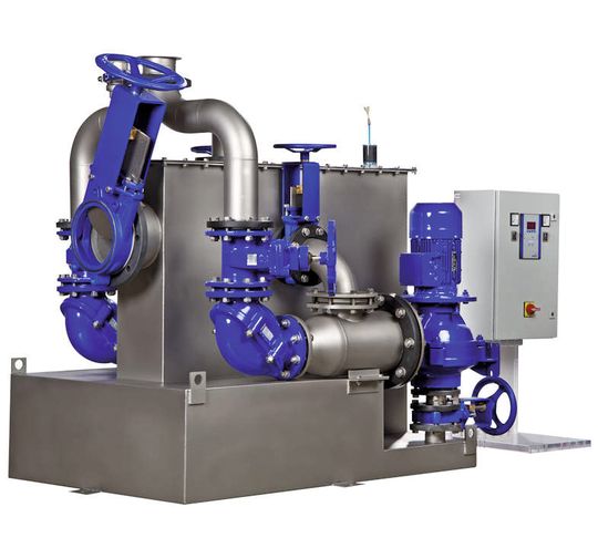 Mit dem Feststoff-Trennsystem von KSB ist die Druckentwässerung möglich. Mit dem Feststoff-Trennsystem von KSB ist die Druckentwässerung möglich.