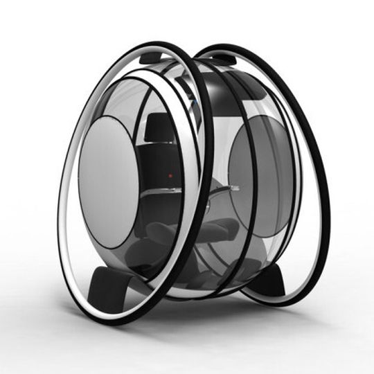 Das SPTS des indischen Designstudenten Sanu K R erinnert an eine Kreuzung aus Segway und Auto Das SPTS des indischen Designstudenten Sanu K R erinnert an eine Kreuzung aus Segway und Auto