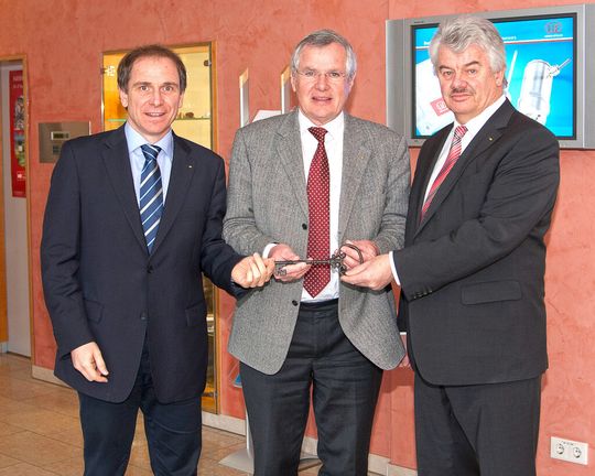 v.l.Prof. Dr. Martin Selle, Karl Wisspeintner und Johann Salzberger (Marketing & Vertrieb).
