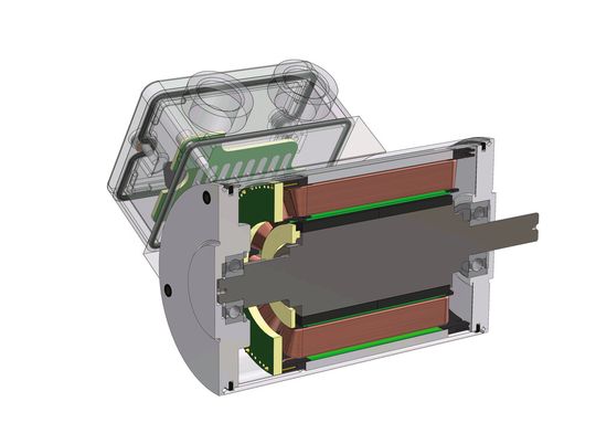 Neu entwickelter bürstenloser Motor mit reduzierter Baulänge und wesentlich erhöhtem Drehmoment. (Bilder: Gefeg-Neckar)