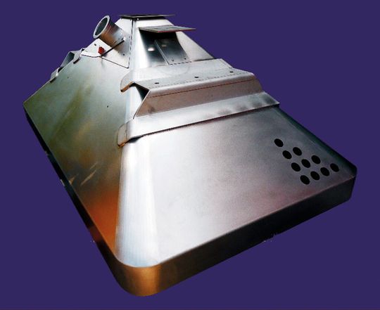 Techniques Laser SA: échantillon de pièces entôle découpée, pliée et soudée. Techniques Laser SA: échantillon de pièces entôle découpée, pliée et soudée.