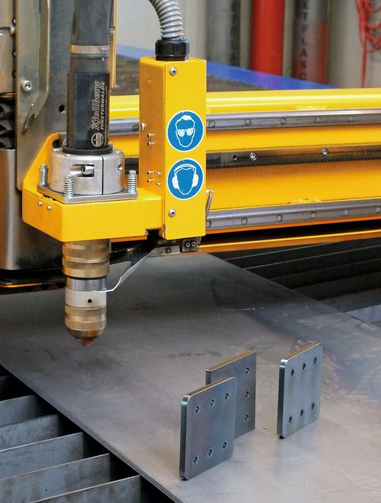 Bild 1: Mit Contour Cut steht eine Technologie zur Verfügung, die das Schneiden kleiner Konturen in Baustahl mit hoher Qualität ermöglicht. Bild 1: Mit Contour Cut steht eine Technologie zur Verfügung, die das Schneiden kleiner Konturen in Baustahl mit hoher Qualität ermöglicht.